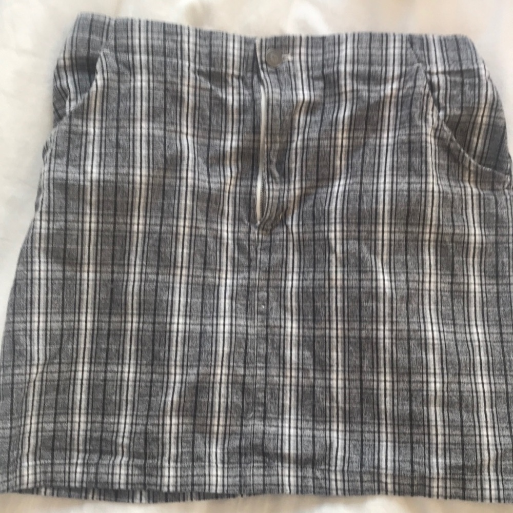 Hollister plaid skirt